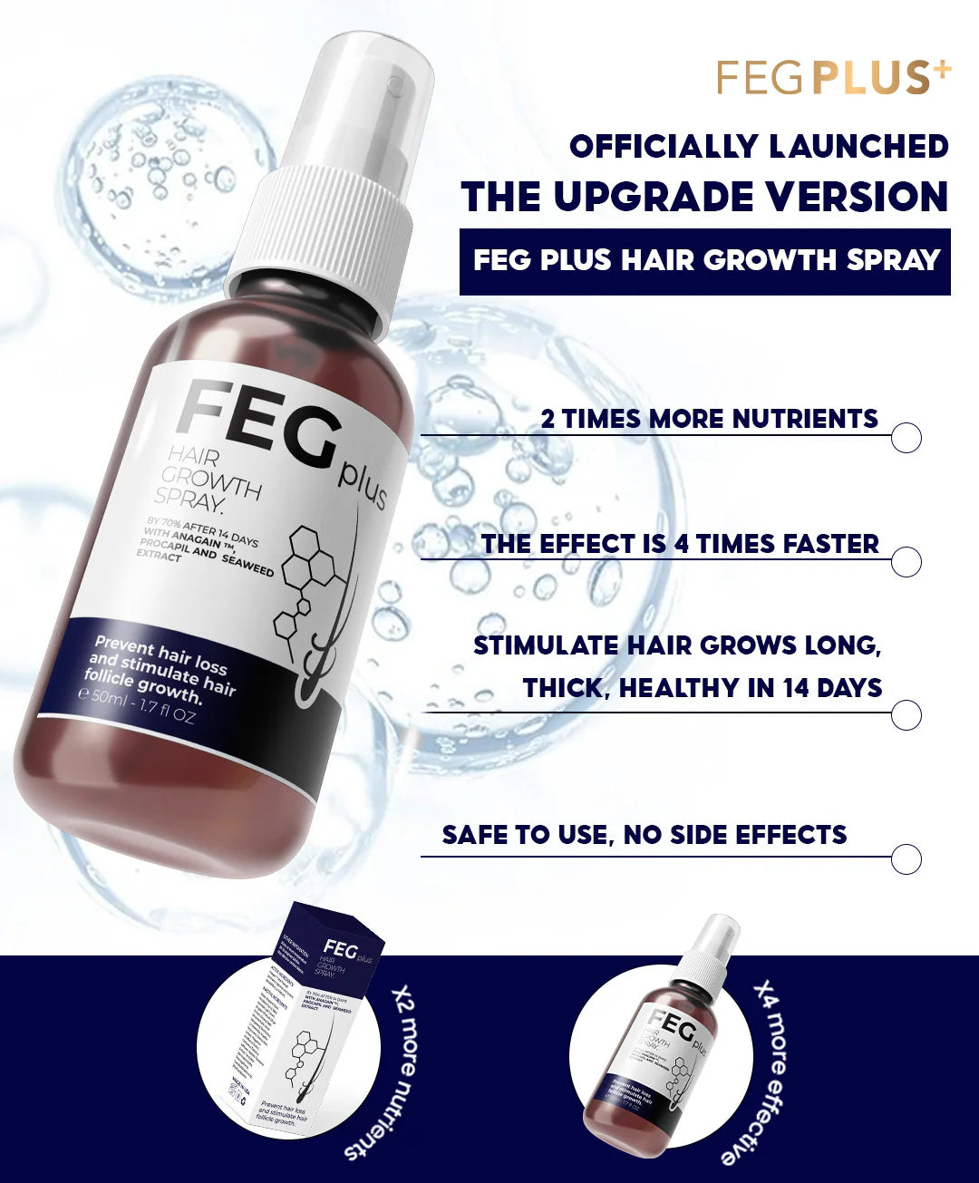 FEG PLUS HAIR GROWTH SPRAY - Image 3