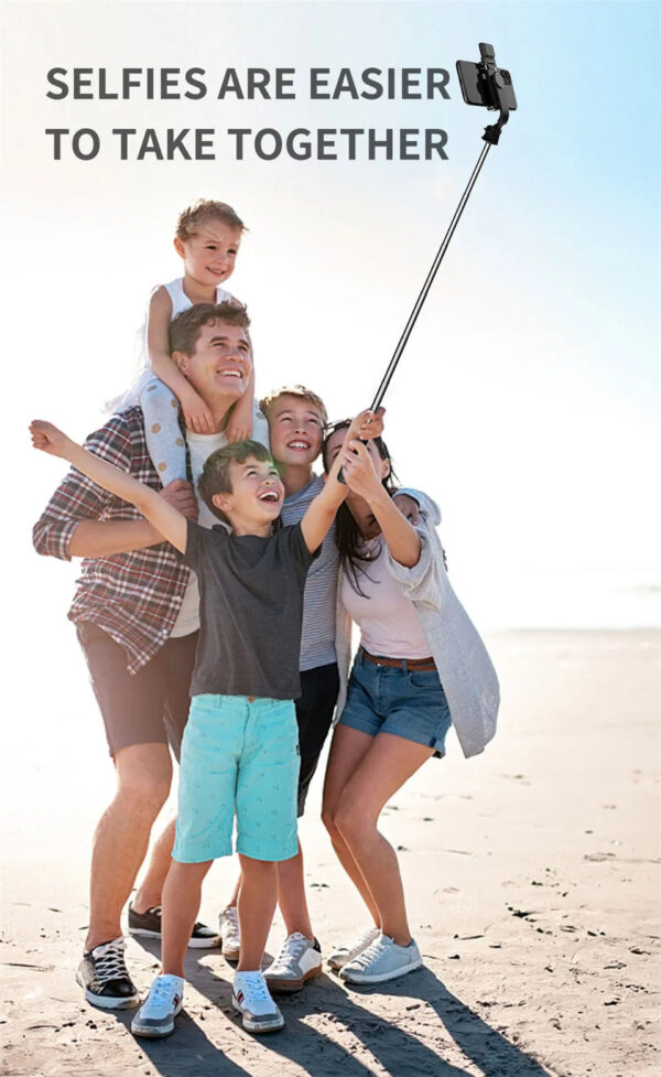 4 in 1 Tripod Selfie Stick With Remote Control - Image 6