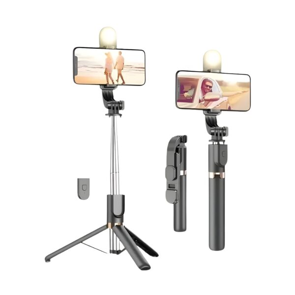 4 in 1 Tripod Selfie Stick With Remote Control
