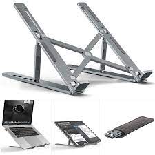 Portable Aluminium Lightweight Laptop Stand With 7 Adjustable Height Levels - Image 7