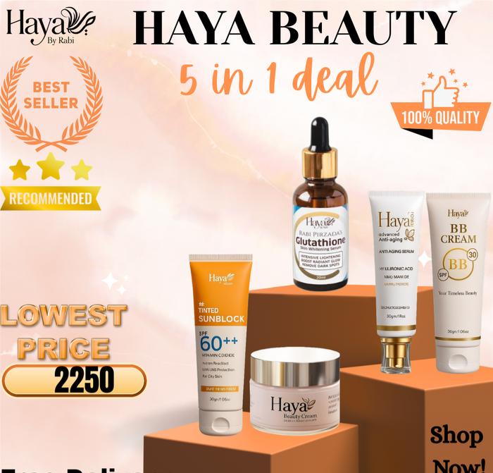 Haya Beauty - Pack Of  5 -Hot Deal ( Limited Time Offer )
